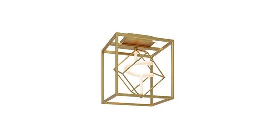 Потолочный светильник с акрилом 9W 3000К MOD345CL-L9BS3K латунь Membrane Maytoni