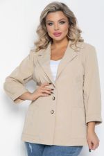 Жакет Зоя (светло-бежевый) Б12523-3 LT Collection