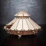 Деревянный конструктор Танк Да Винчи (EWA)