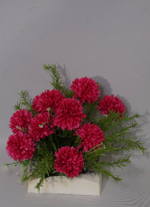 Полянка ритуальная утяжеленная на постаменте