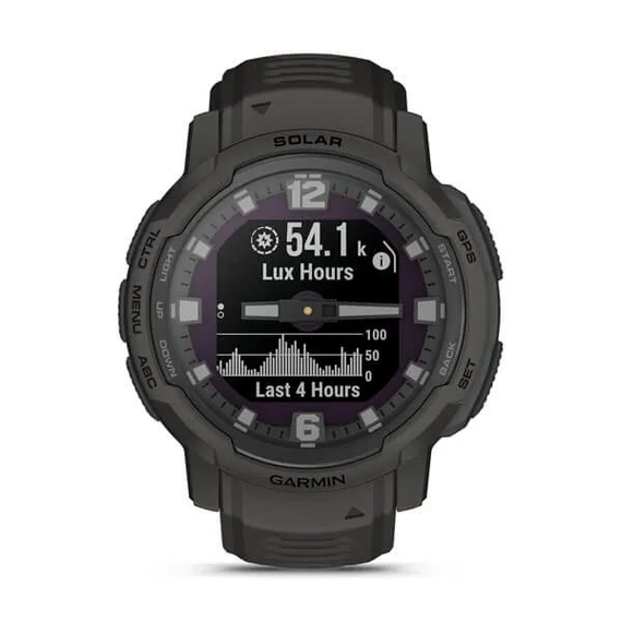 Умные часы Garmin Instinct Crossover Solar 45 мм (010-02730-01) графитовый
