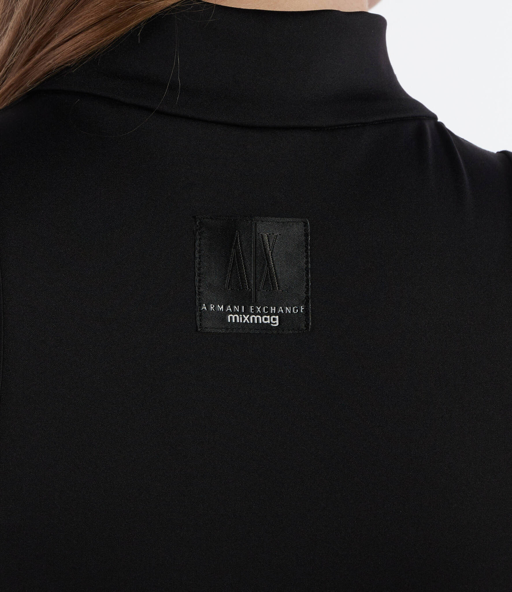 Топ Armani x mixmag Armani Exchange - черный(3DYMEZ YJFCZ)