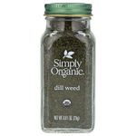 Simply Organic, укроп, 23 г (0,81 унции)