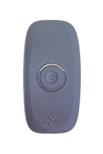 Серая анальная вибровтулка Booty Absolute Beginners 2 - 7,9 см.