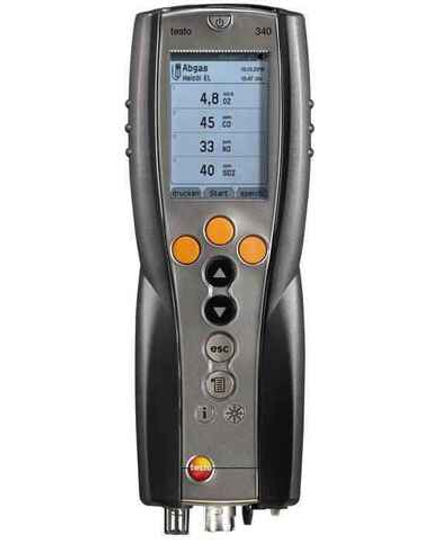 Газоанализатор testo 340 SO2 - 4-х сенсорный комплект с зондом, Описание портативного газоанализатора testo 340 (арт: 0563 9341)