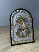 Остробрамская БМ, икона арочная, пластик 96х138