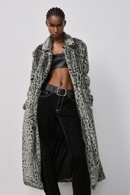 ZARA БАРХАТИСТЫЕ ДЖИНСЫ TRF BALLOON, ЧЕРНЫЙ