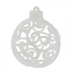 GAEM Набор из 3шт, Украшение новогоднее Шар "Трио фэнтези", D8 см, L8 W8 H24 см