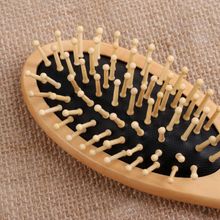 Расчёска массажная Queen fair, цвет светлое дерево