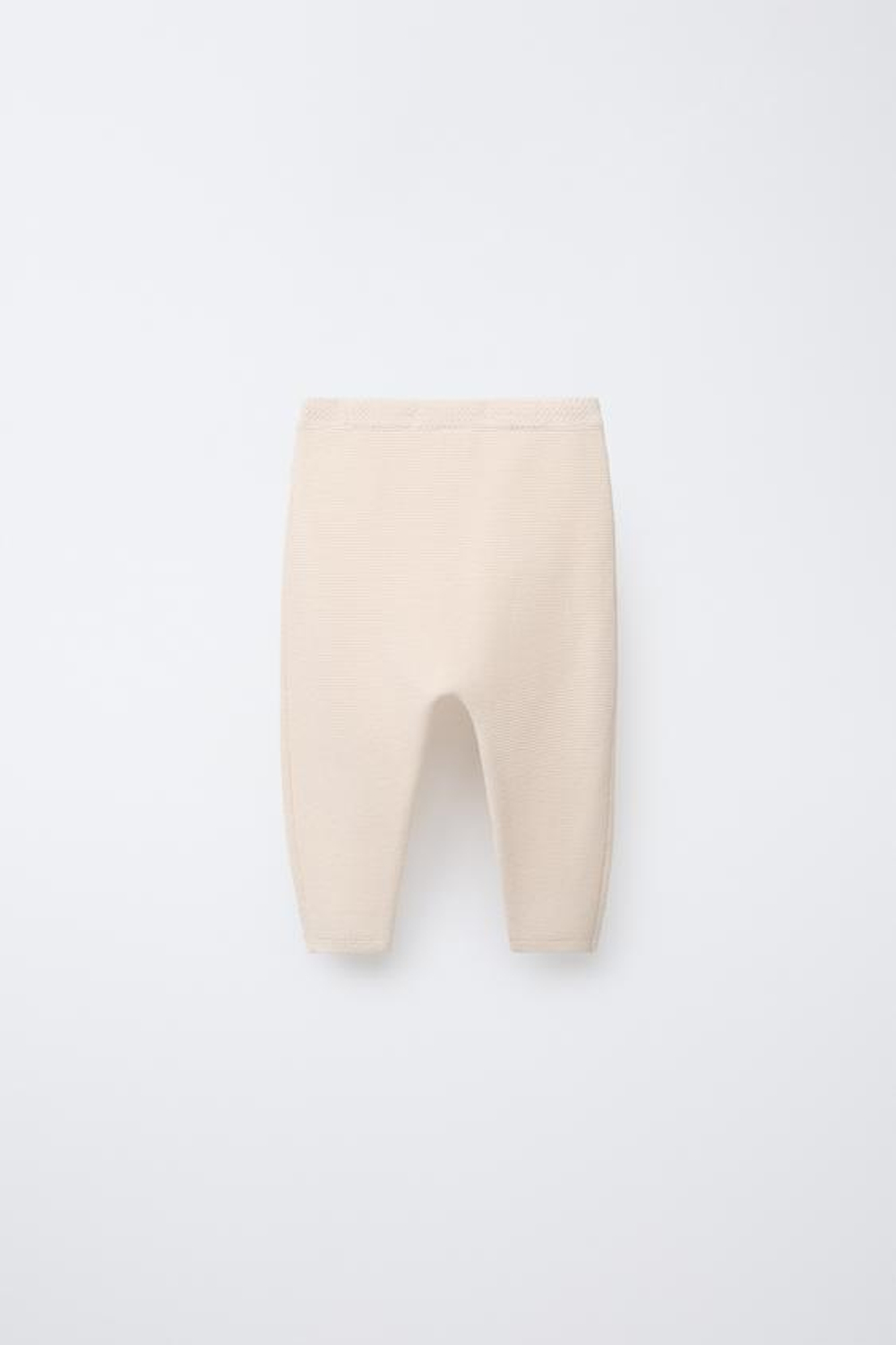 ZARA БРЮКИ С ДЕКОРАТИВНОЙ СТРОЧКОЙ И ЦВЕТОЧНОЙ ВЫШИВКОЙ, ВАНИЛЬНЫЙ