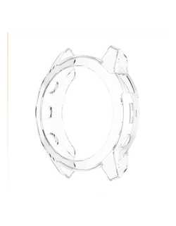 Защитный бампер чехол для часов Garmin Fenix 7X, Tactix 7 / 7 Pro, Enduro 2 силиконовый (Прозрачный)