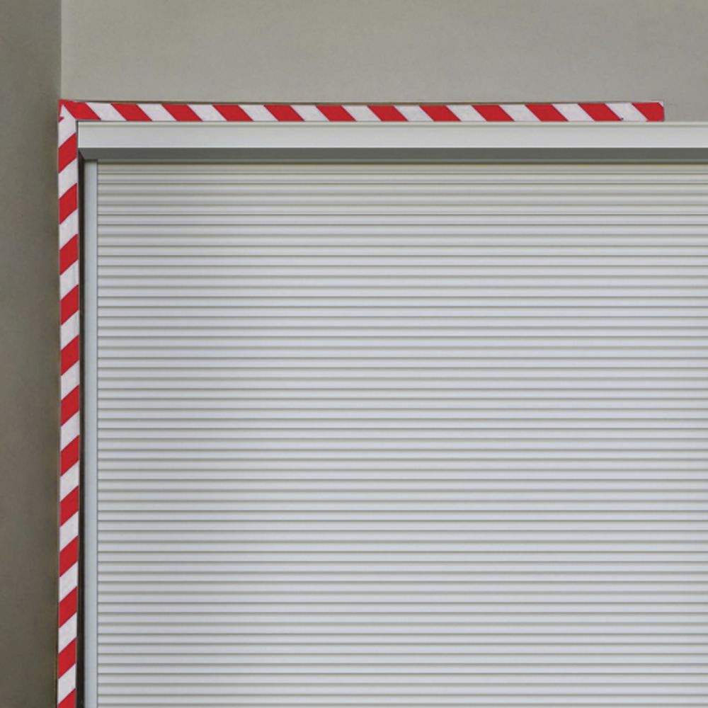 Светоотражающая лента СИЛА STRT-548RW красно-белая 5м х 48мм блистер | Сила