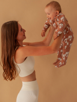 Комбинезон Mjölk Sleep and Play Слоники оригами, уценка