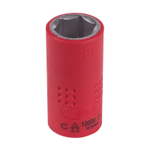 KING TONY (3335VE14M) Головка торцевая диэлектрическая шестигранная 3/8", 14 мм