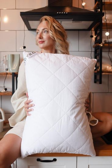 Подушка Лебяжий пух ПРЕМИУМ