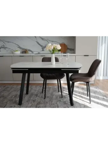 Стол кухонный Белый 150(190)х80х74 см