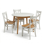 Обеденная группа "стол Арко + стулья Бревис"