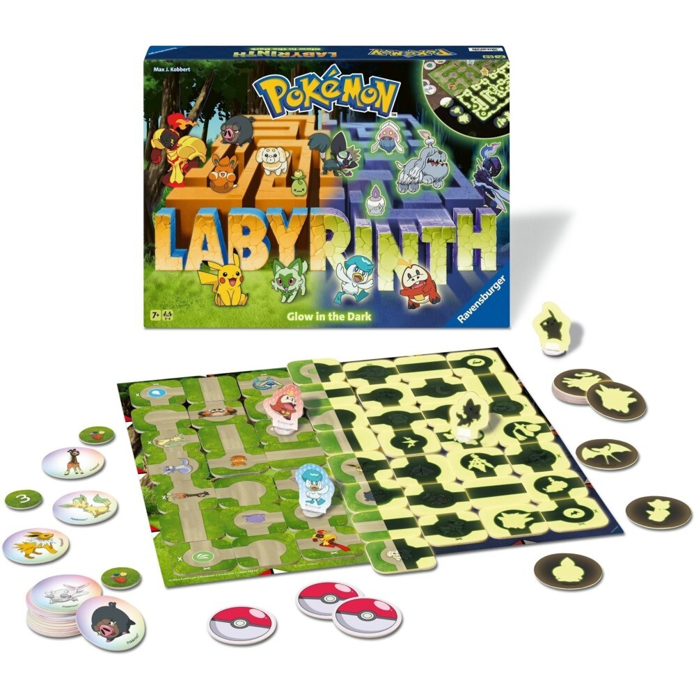 Ravensburger - Светящийся в темноте лабиринт Pokemon 228393 / артикул   228393  / GTIN 4005556228393