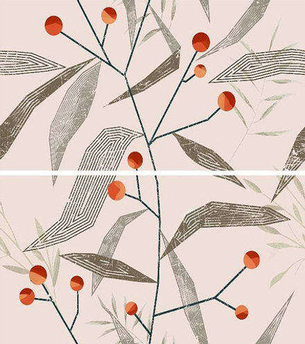 Панно Seventies Bell  (компл. из 2-х штук)