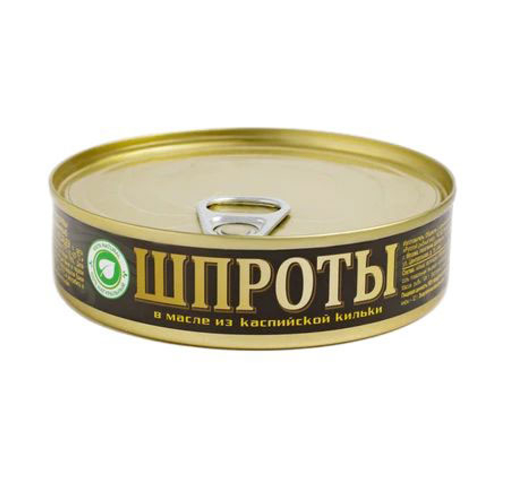 Шпроты Рыбный Мир в масле Каспийские 160 г ключ