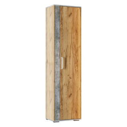 Шкаф для одежды Кензо, крафт/бетон