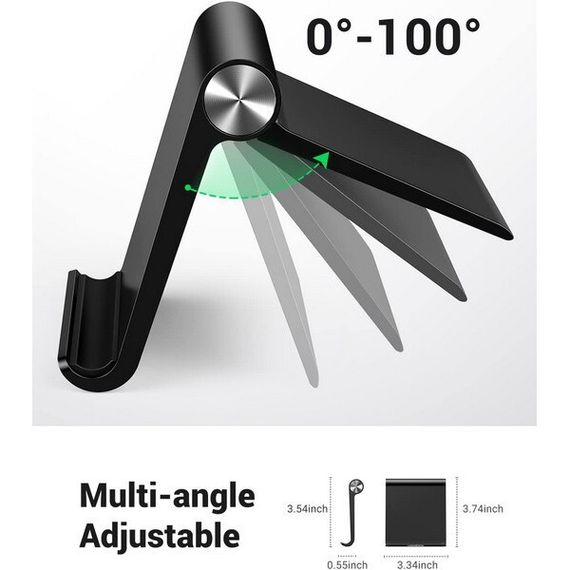 Подставка Ugreen LP106 Adjustable Portable Stand Multi-Angle (50747) черный