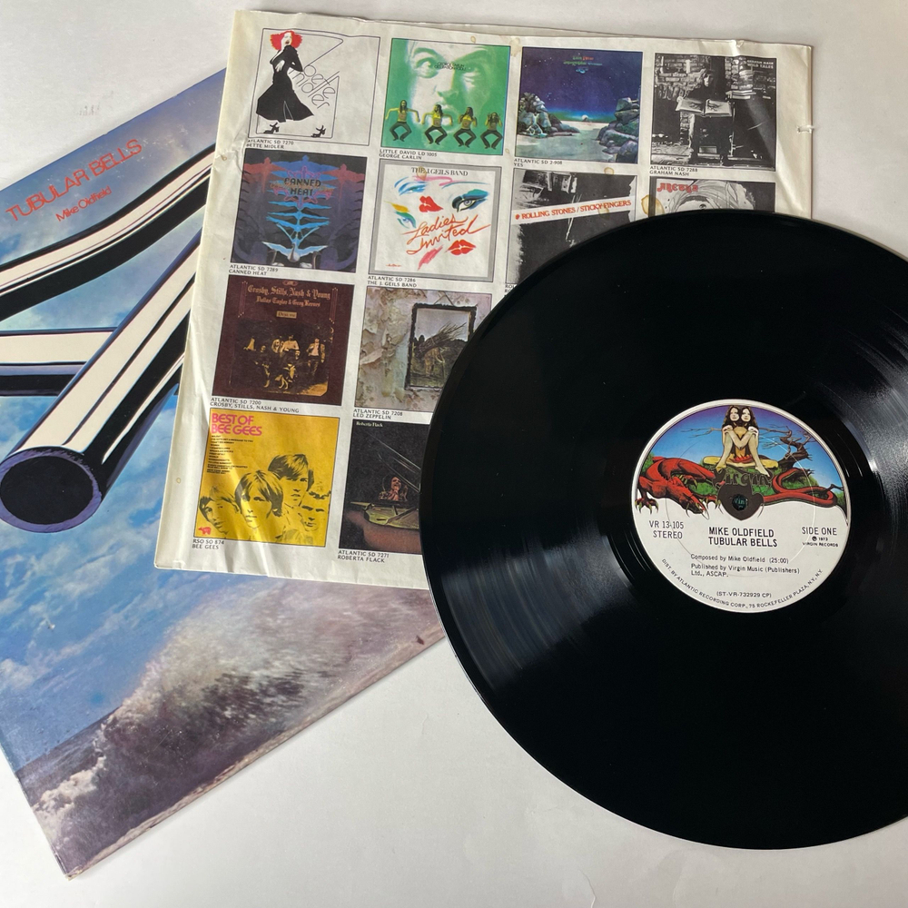 Винтажная виниловая пластинка LP Mike Oldfield Tubular Bells (США 1973)
