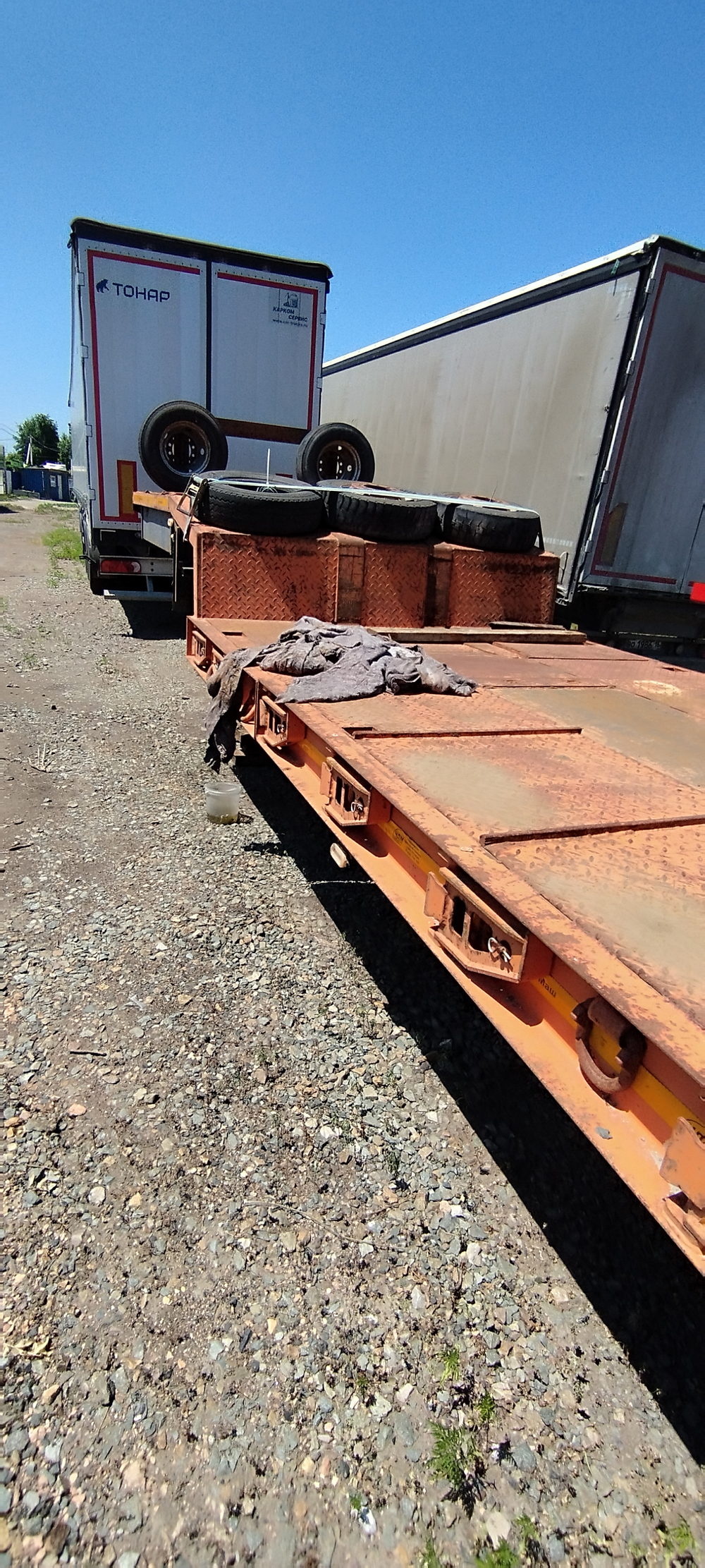 ЧДМ 9438* Полуприцеп тяжеловоз 4 оси 943845-0000060 (Не раздвижной)