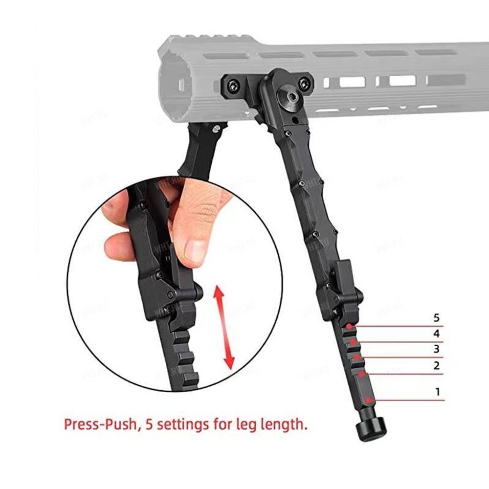 Сошки Split-type Bipod SBT-9V с раздельными креплениями на M-Lok (15...23 см)