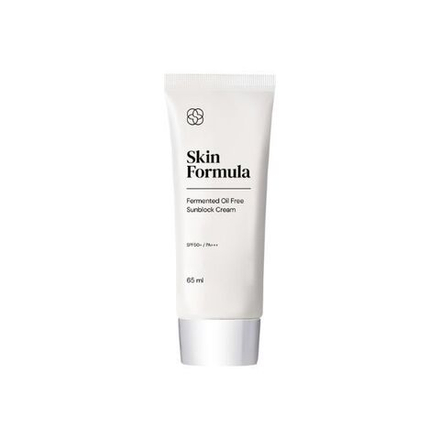 Skin Formula Fermented Oil Free Sunblock Cream SPF50+ PA+++  Солнцезащитный крем c увлажняющим и успокаивающим действием 65 гр