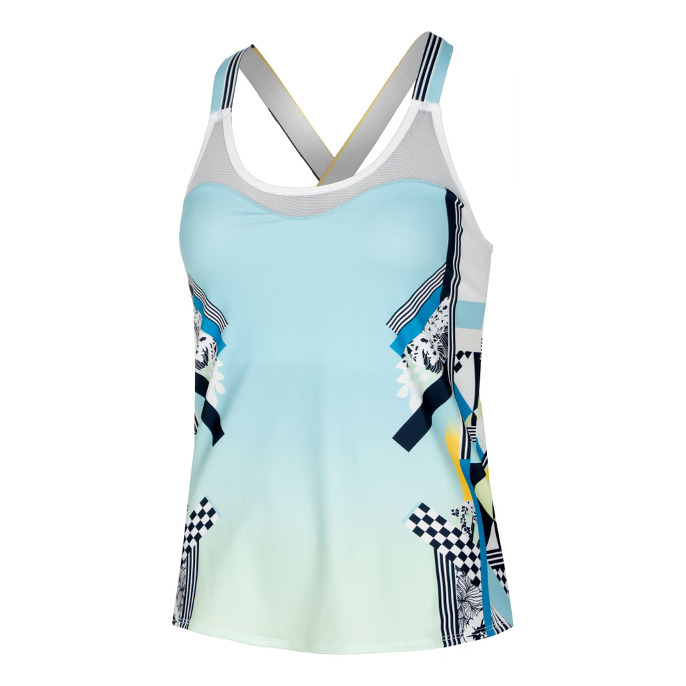 Женская теннисная майка Lucky in Love Urbana With Bra Tank Top Women - Multicoloured