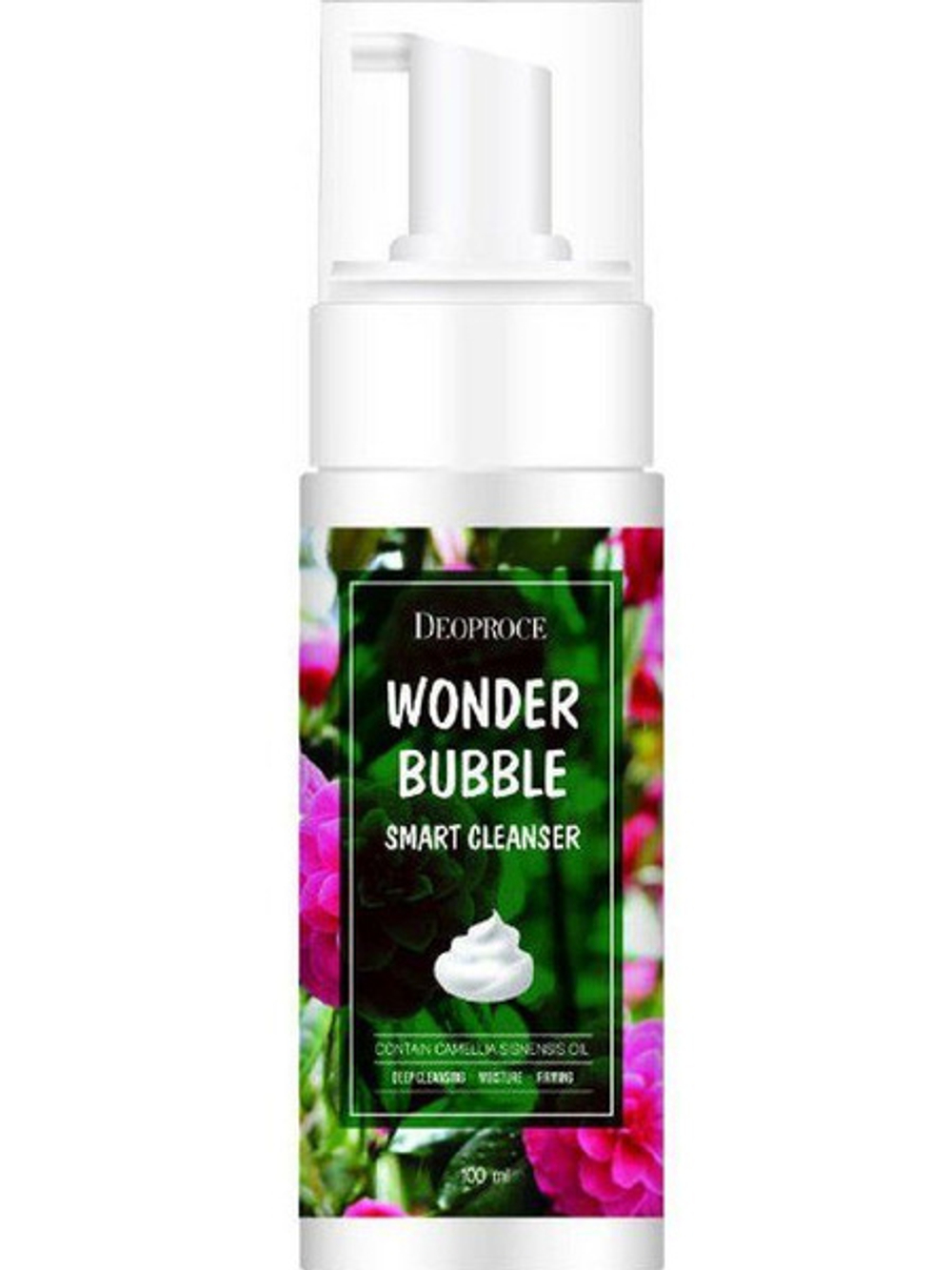 Пенка для умывания и снятия макияжа Deoproce Wonder Bubble Smart Cleanser, 150 мл