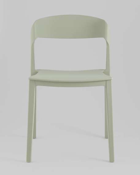 Стул Moris пластик серо-зеленый