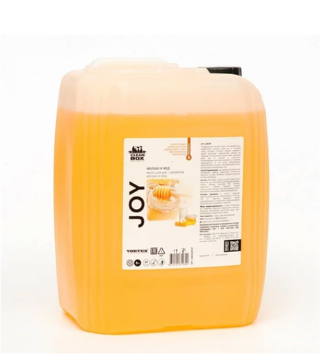 Жидкое мыло Молоко и мёд Cleanbox JOY 5 л/1 л