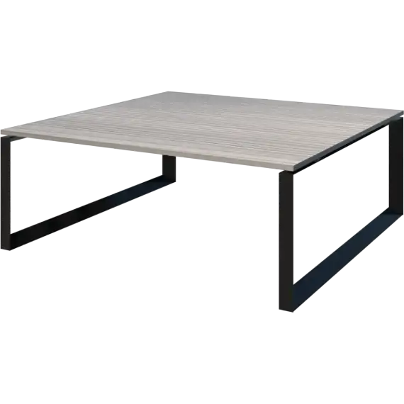 Стол переговорный на металлокаркасе НТМП.О-200.11  2000x1100x750 Аргентум-МП