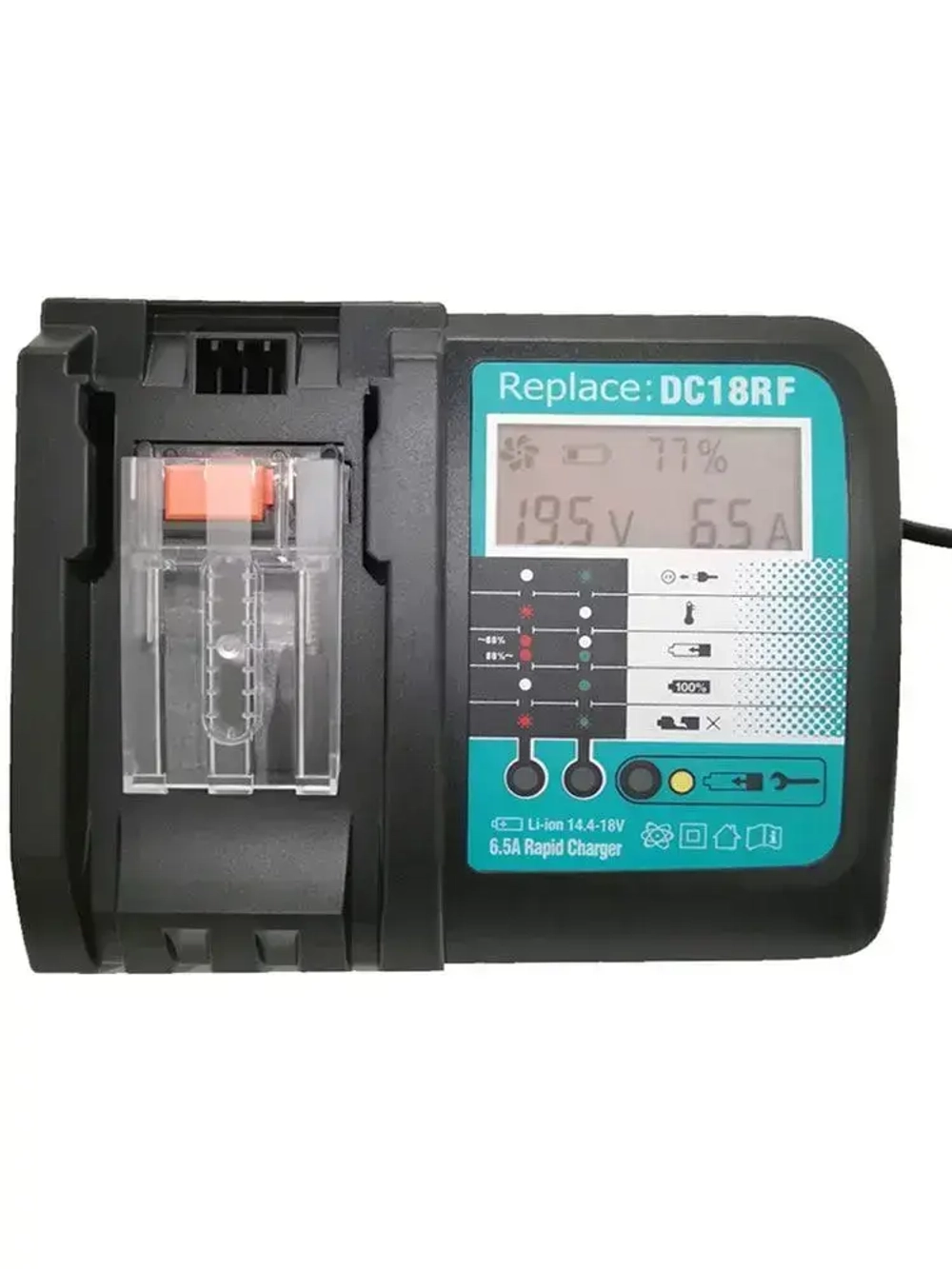 18VRF 6A зарядник for макита АКБ BL1860 BL1850 BL1890 Процент мощности вентелятор