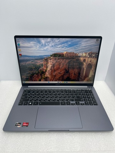 Ноутбук Infinix InBook Y3 Max 16"/Ryzen 5-5500U/RAM 16GB/SSD 512GB/AMD Radeon Graphics/1920x1200/IPS/Windows 11/Подсветка - кл:LED/серебристый. Состояние: Уценка/небольшой след. на матрице от клавиатуры