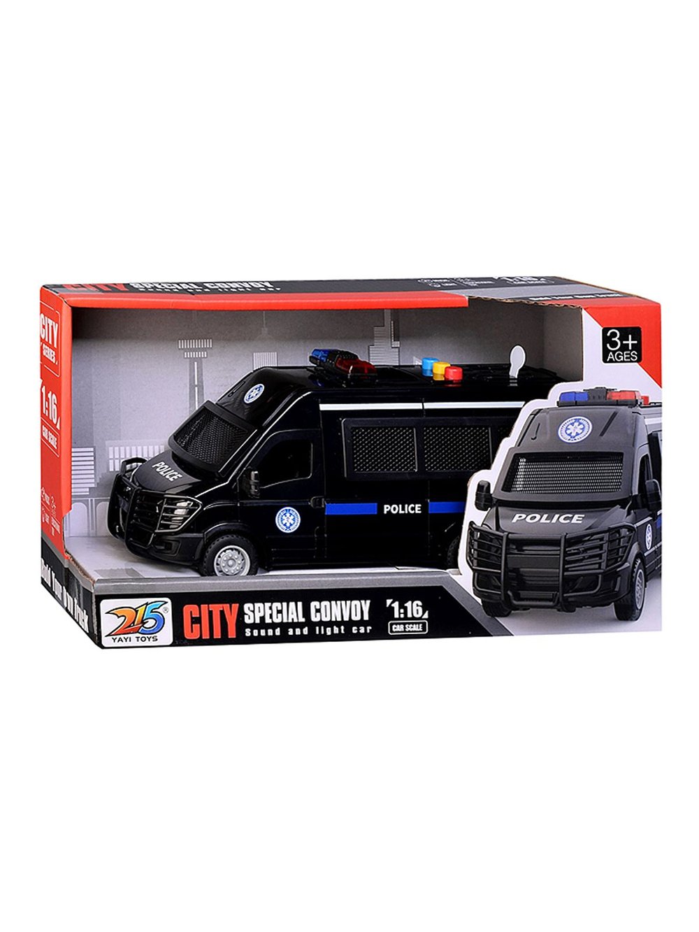 Игровая машинка Полиция со светом и звуком (215C-1D)