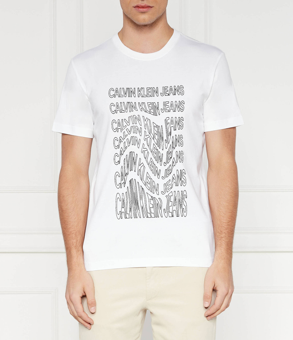 Футболка CALVIN KLEIN JEANS - белый(J30J325351)
