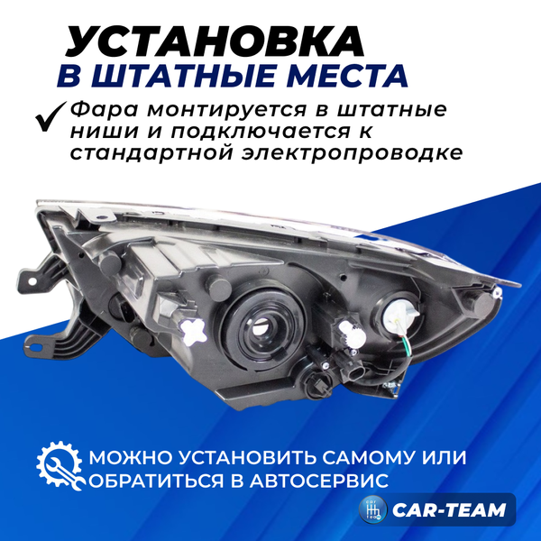 Фара Лада Гранта FL передняя "РусФар", правая (5190FL)