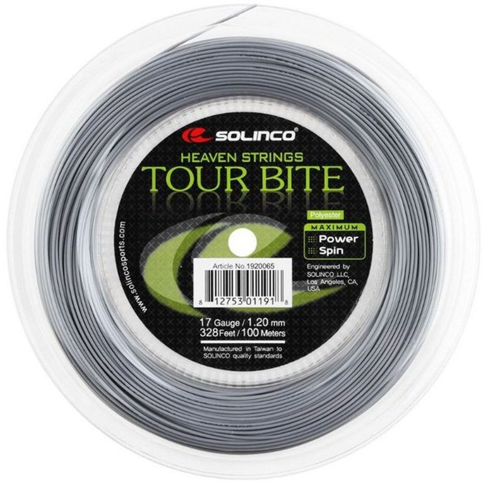 Струны для тенниса SOLINCO TOUR BITE DIAMOND ROUGH В нарезке (1 натяжка) 12 м