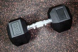 Гантель шестигранная (гексагональная) 15 кг