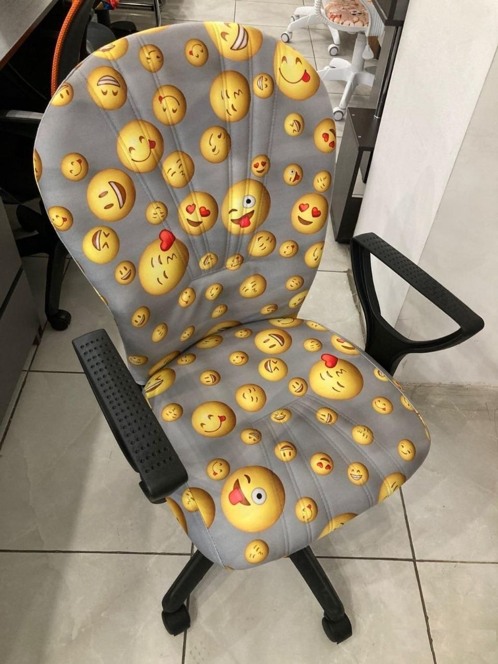 Кресло Варна (К) м Смайлик серый п.Гольф (упак)