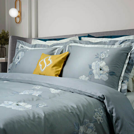 Наволочки 2шт 50x70 Sharmes Selena бежевые/золотые