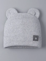 Шапка детская с ушками на осень