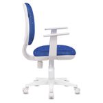 Кресло BRABIX "Fancy MG-201W", с подлокотниками, пластик белый, с рисунком "Cosmos", 532408, MG-201W_532408