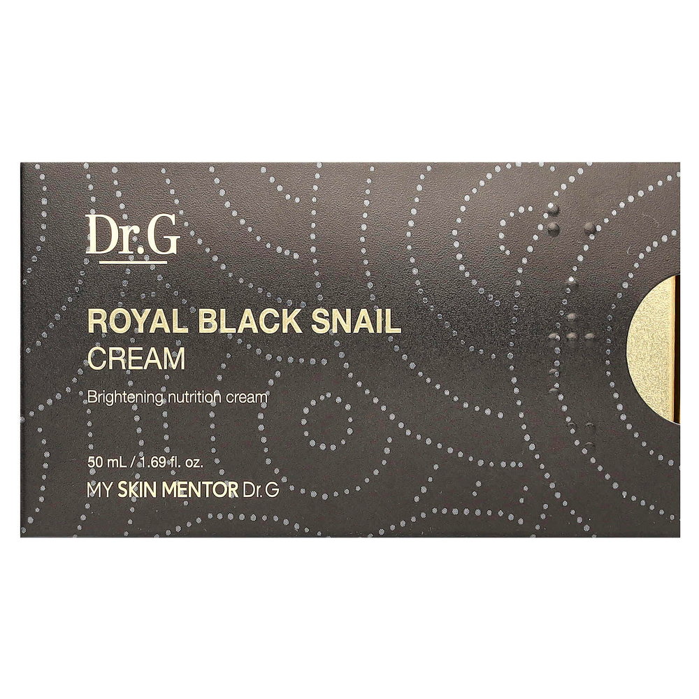 Dr. G, Royal Black Snail Cream, крем с черной улиткой, 50 мл (1,69 жидк. унции)