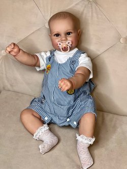 Кукла Реборн мягконабивная 60см в пакете (FA-003A)