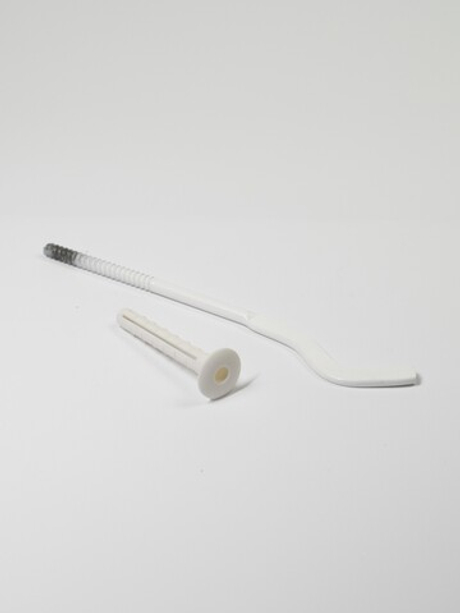 А6.7.25ф Кронштейн для радиатора штыревой 7*250 мм плоский с дюбелем