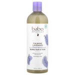 Babo Botanicals, успокаивающий шампунь, пена для ванн и мыло, лаванда и таволга, 450 мл (15 жидк. унций)